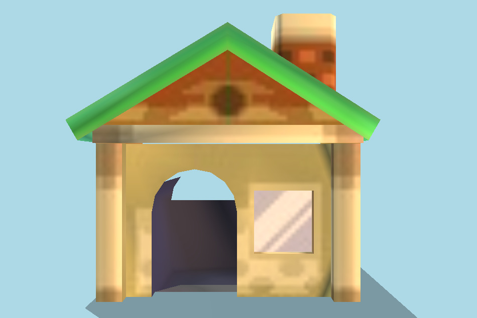 Pokémon HeartGold / SoulSilver Sea Cottage 3d model